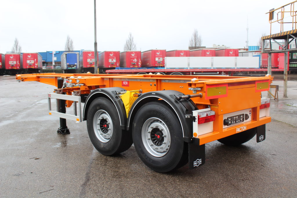 20 Ft Tank Container Chassis Pacton Trailers Bv